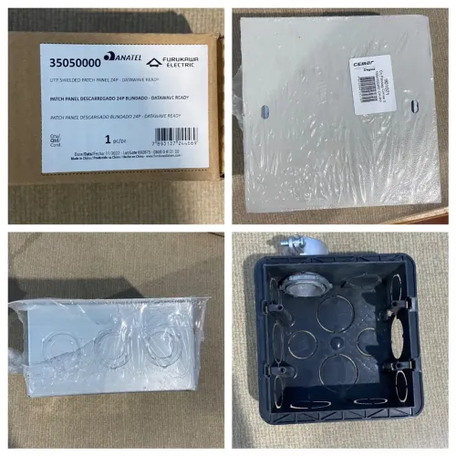 Kit de material de elétrica e logística