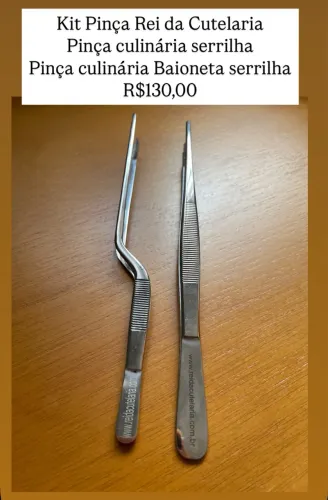 Kit Pinça Rei da Cutelaria - Serrilha e Baioneta