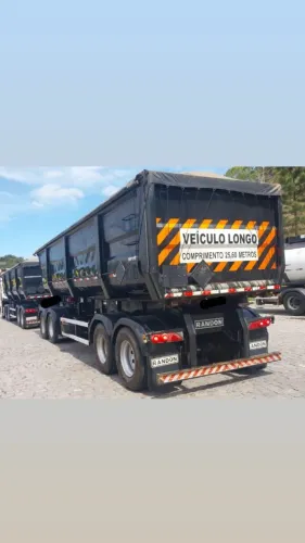 Rodocaçamba Randon 2023 35 m3 e Dolly Rebaixado 