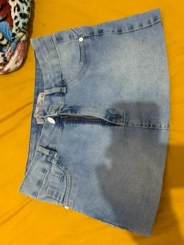 Mini saia jeans