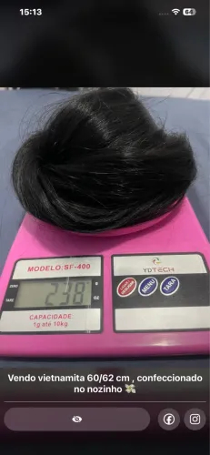 Vendo cabelo Vietnã 60/62 cm , liso
