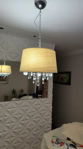 Vendo dois lustres modernos para sala jantar e tv