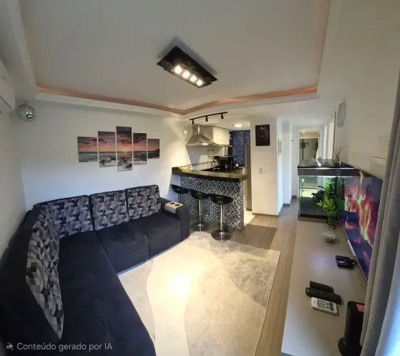 Apartamento totalmente mobiliado no 2° andar do condomínio Juscelino Kubitschek 2