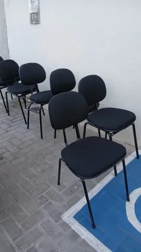 Cadeira escritório fixa atendimento