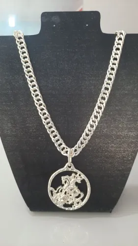 Cordão prata mista 925