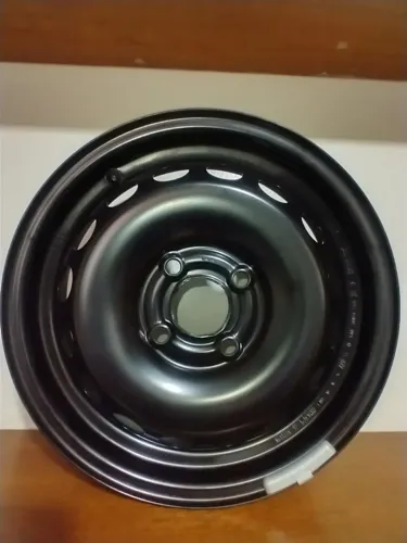 04 Rodas Originais de Ferro do Onix Joy 2018 Aro 14 com as Calotas Orig. Estado de ZERO