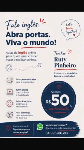 Aulas on-line de inglês