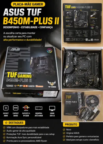 Placa-mãe ASUS TUF B450M-PLUS II