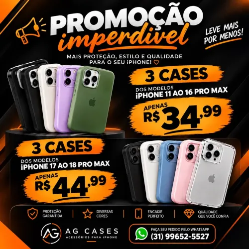 Cases de silicone iPhone