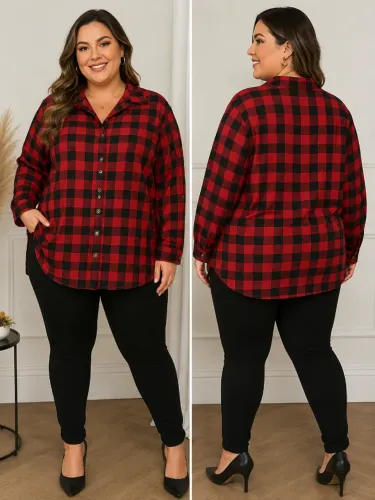 Blusa Xadrez Vichy