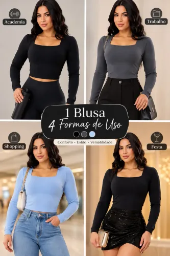 Blusas poliamida