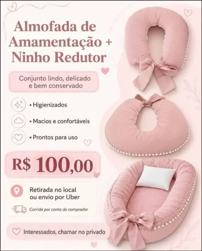 Almofada de amamentação+ Ninho redutor ?