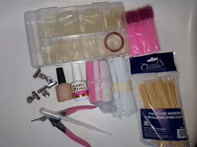 Materiais unhas em gel