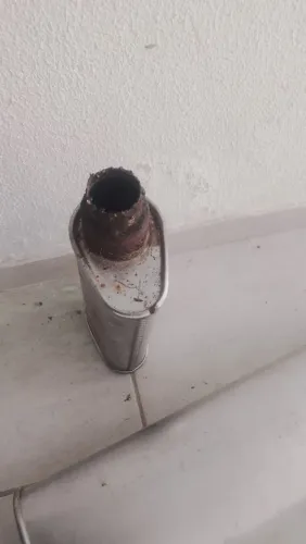Silenciador e escape ,ótimo estado ,pra ir logo $150.0