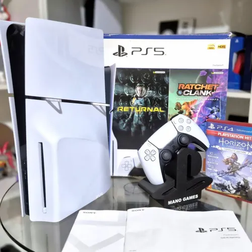 Ps5 Slim 1TB c/Leitor