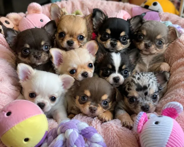 Filhotes de chihuahua restam 6