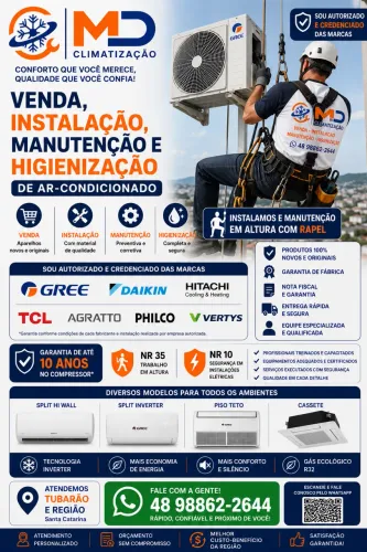 Md climatização técnico em climatização