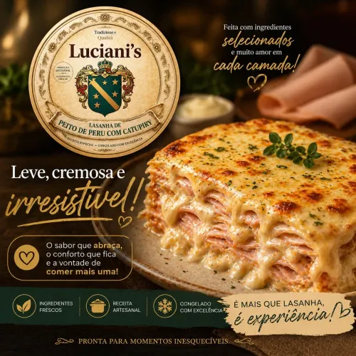 Lasanhas e risotos artesanais por consignação
