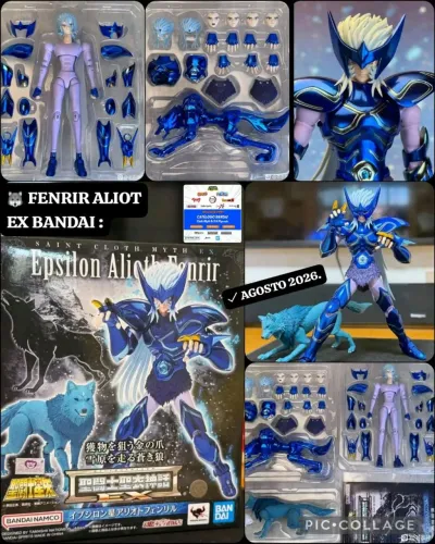 Cloth Myth Fenrir de Aliot EX Bandai - Agosto2026