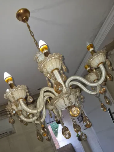 Lustre Cristal 8 braços