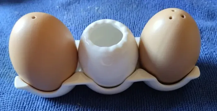 Galheteiro de porcelana, tanque de sal e pimenta em pó com bandeja