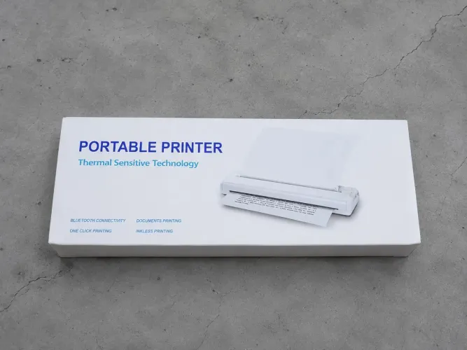 Impressora Térmica A4 Portátil Bluetooth Recarregável USB 