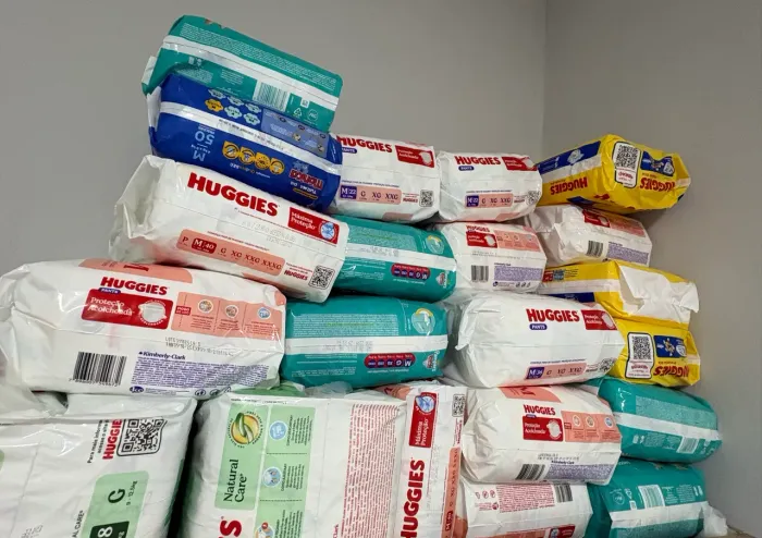 Fraldas Pampers e Huggies