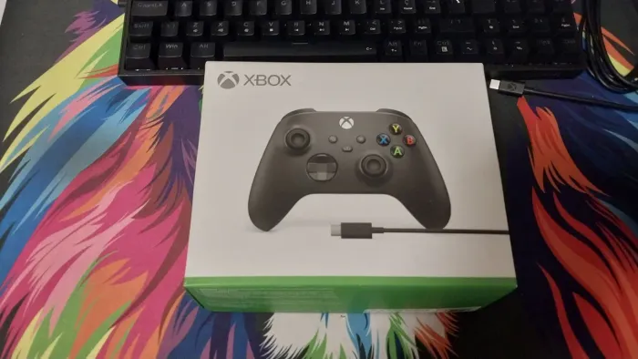 controle xbox series x Carbonblack Novo