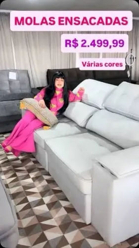 Sofá retrátil barato sob encomenda em Feira de Santana com loja física 11