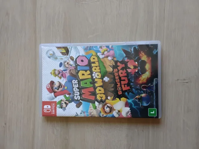 Super Mario 3D World + Bowser's Fury (Mídia física com caixa ORIGINAL)