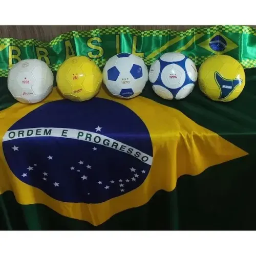 Coleção completa de Bolas de Futebol Brahma