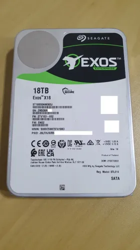 HD 18TB Seagate Exos Enterprise 7200 RPM