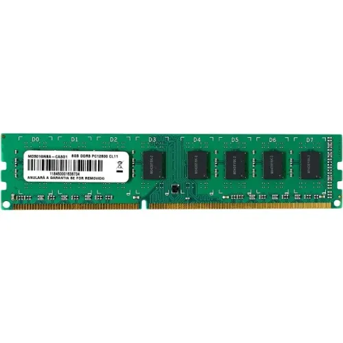 MEMORIA MULTILASER DDR3 UDIMM 8GB 1600 MHZ