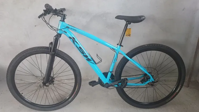 Bicicleta KSW XLT100 Aro 29 Alumínio 24v Freio a Disco e Suspensão MTB
