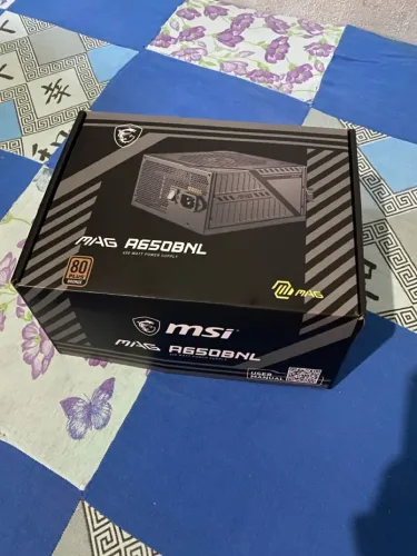 Fonte MSI 650W 80 Plus Bronze ( nunca usada )