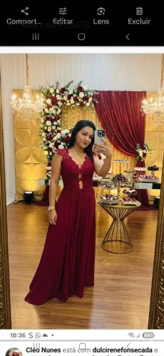 Vestido de festa ALUGUEL