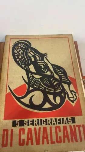 Livro de Arte "5 Serigrafias de Di Cavalcanti" - Edição para Colecionadores