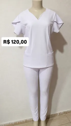 Pijama enfermagem branco