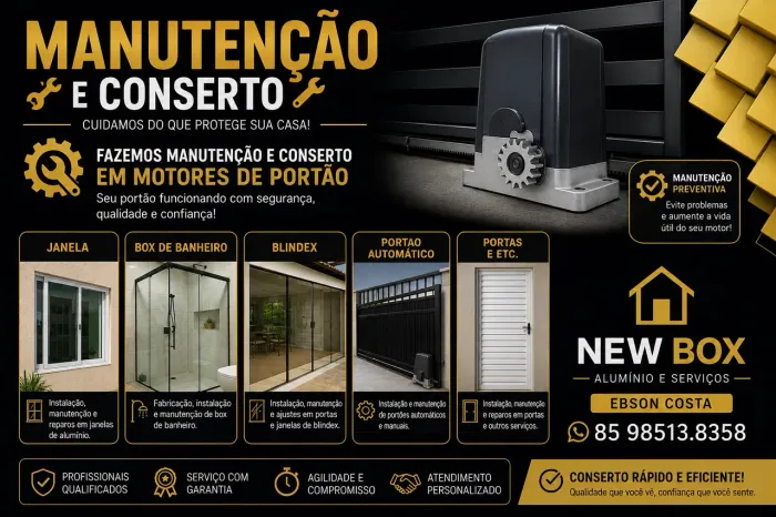 MANUTENÇÃO E CONSERTOS ?