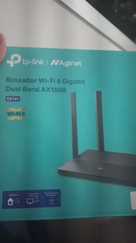 Roteador tp link na caixa 