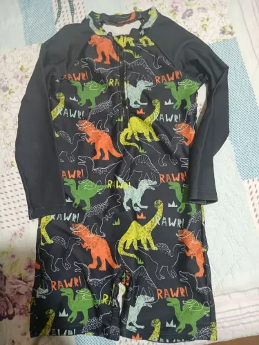 Macacão de banho infantil masculino 