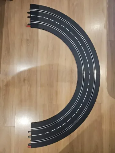 Autorama Carrera - Conjunto com 6 curvas R2_30 - 1:32 / 1:24