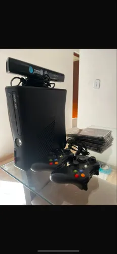  XBOX 360 DESTRAVADO 4gb + kit completo 