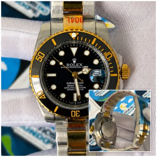 RELÓGIO SUBMARINER COR MISTA FUNDO PRETO