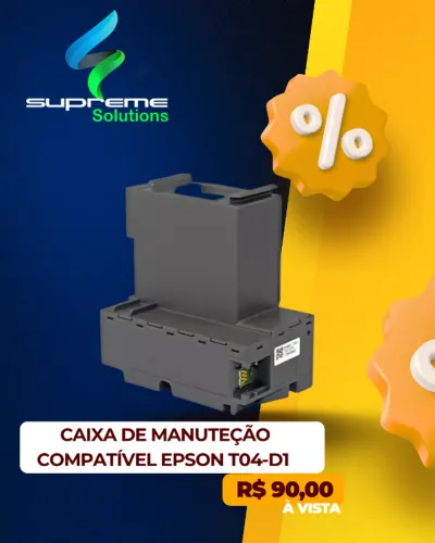 Caixa de Manutenção E04D1 T04D1 para impressoras Epson