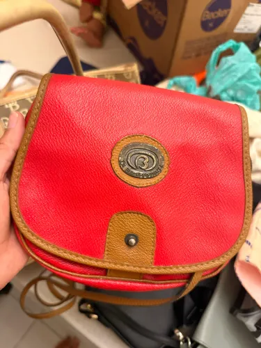 Bolsa de couro legítimo 