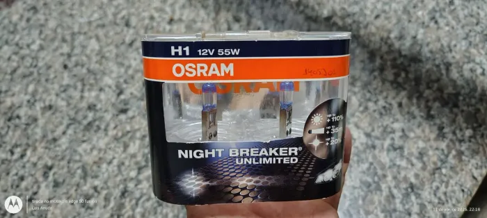 Lâmpada osram h1