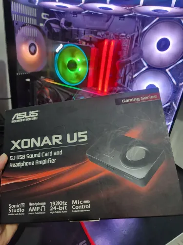 Placa de Som Externa ASUS Xonar U5 5.1