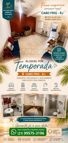 Alugo Casa para Temporada