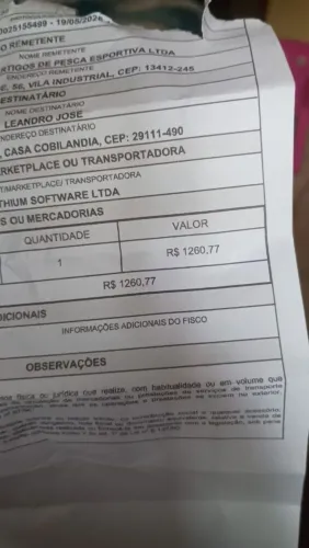 Mulinete novo nunca usado de 1.300 estou pedindo 700